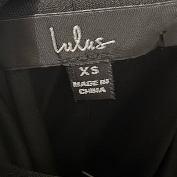 Lulu's Love In Your Eyes Black Knotted Mermaid Maxi Dress Size XS - Picture 4 of 7